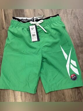 Reebok lined swim trunks size Large boys new with tags